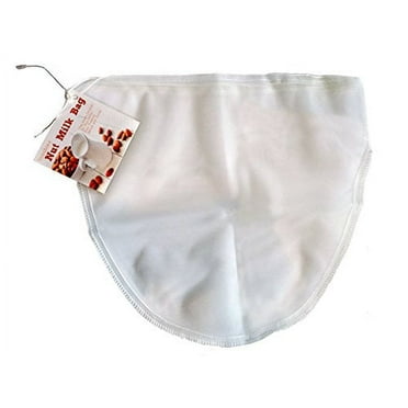 Nut Milk Bag XL Extra Large 14"x12" by Karma Kitchen Fine Nylon Mesh for Straining Mylk Filter Juice Sprouting and More!
