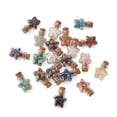 thumbnail image 3 of 1Set Cheriswelry DIY Star Wishing Bottle Making Kits with Glass Bottles and Natural & Synthetic Gemstones Chip Beads and Cork Stopper Bottle: 25x20x12mm Hole: 6mm 20pcs/set, 3 of 8
