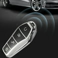 thumbnail image 2 of Housse de Porte-Clés de Voiture Premium pour Byd Protector Housse de Protection de Clé de Voiture à Distance Série Smart Key Facile à Installer Argent, 2 of 9