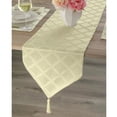 thumbnail image 2 of Lenox Laurel Leaf Reversible Table Runner, Ivory - 14"W x 90"L, 2 of 3