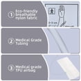 thumbnail image 5 of Brazalete de presión arterial Alcarefam XXXL, 22-66 cm (9-26 pulgadas), extragrande, compatible con monitor de presión arterial Omron, repuesto extragrande para brazo grande de adulto, con 7 conectore, 5 of 5
