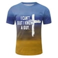 thumbnail image 6 of Bjutir T-Shirts for Men Fashion Casual Short Sleeve Pullover T Shirt Printed Top Light Blue 2Xl, 6 of 6