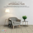 thumbnail image 6 of PowerSellerUSA Self-Stick Vinyl Modern Geometric Floor Tiles Ultra Durable 1.5mm Thick Tiles, 1-Pack/20 Square Ft., 12" x 12", Toffee Medallion, 6 of 8