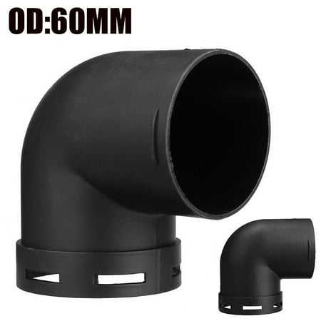 

Cogfs 60mm Heater Air Vent Outlet Ducting Pipes Connector Black for Webasto Diesel