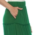 thumbnail image 4 of White Mark Jupe Longue Taille Haute pour Femmes, 4 of 5