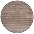 thumbnail image 2 of Safavieh Natural Fiber Jack Striped Area Rug, Navy/Natural, 7' x 7' Round, 2 of 11