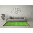 thumbnail image 3 of Ahgly Company Indoor Round Abstract Green Modern Area Rugs, 8' Round, 3 of 4