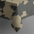 thumbnail image 5 of Camouflage Square Tablecloth 60x60in(152x152cm) – Waterproof Polyester Printed Table Cover, Wrinkle Resistant & Washable for Kitchen Dining Picnic Party Decor, 5 of 6