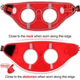 thumbnail image 4 of Arnés para perros, chaleco reflectante transpirable para perros pequeños, talla S, rojo., 4 of 4