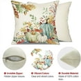 thumbnail image 6 of Fall Pillow Covers 18x18 inch Set of 2 Green Watercolor Pumpkin Fallen Leaves Decorative Throw Pillow Covers Autumn Thanksgiving Farmhouse Decoration for Home Couch 27, 6 of 6