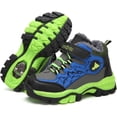 thumbnail image 5 of Kids Boys Winter Hiking Boots Warm Lined Snow Boots Anti Collision Anti-Skid Athletic Outdoor Adventure Camping Trekking Shoes, 5 of 14