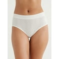 thumbnail image 3 of Joyspun Women’s Ribbed Modal Hipster Panties, 3-Pack, Sizes XS to 3X, 3 of 5
