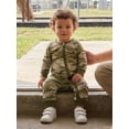 thumbnail image 4 of Cenuakty Baby Boys Jumpsuit, Long Sleeve Camouflage Zipped Casual Autumn Newborn Romper Clothes, 4 of 9