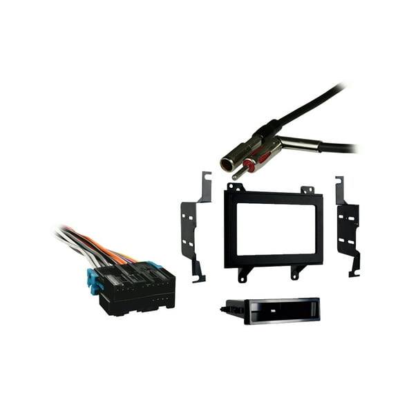 Fits GMC Jimmy 1995-1997 Double DIN Aftermarket Harness Radio Install Dash Kit