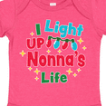 thumbnail image 4 of Inktastic Christmas I Light up Nonna's Life Boys or Girls Baby Bodysuit, 4 of 5