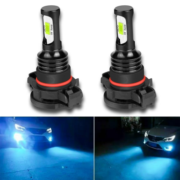 H16/5202 LED Fog Light Bulbs for Jeep Patriot 2010 2011 2012 2013 2014 2015 2016 2017 High Power 5500 Lumens 8000K Ice Blue Pack of 2