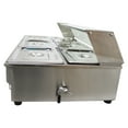 thumbnail image 4 of TECHTONGDA Electric Commercial Bain-marie Buffet Food Warmer Steam Table with Glass Guard 6-Pan, 4 of 8