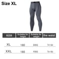 thumbnail image 2 of Men's Thermal Compression Pants, Athletic Sports Leggings & Running Tights, Wintergear Base Layer Bottom, 2 of 5