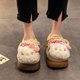 thumbnail image 2 of Bonitas botas de nieve de Hello Kitty con dibujos animados para mujer, otoño e invierno 2024, nuevas, informales, estilo Mori, cómodas, cálidas, cortas, de algodón, a la moda, 2 of 5