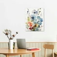 thumbnail image 2 of COMIO  Floral Canvas Wall Art Pictures for Wall, Flowers Canvas Pictures Modern Artwork Blossom Wall Decor for Bedroom Living Room, 2 of 4