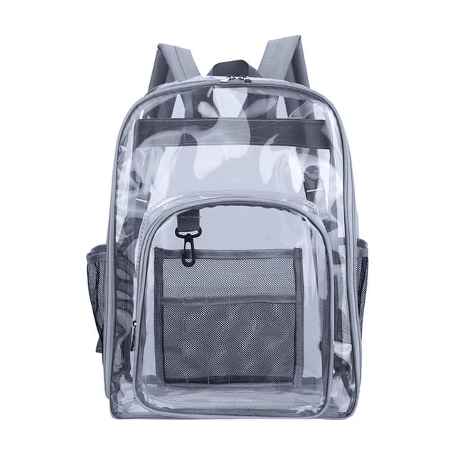 Mochila De Viaje Impermeable Y Transparente Gris