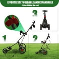 thumbnail image 5 of XDriveMax Lightweight 3-Wheel Golf Push Cart | Folding Pull Cart with Cup Holders, Scorecard Holders, and Storage - Perfect for Golf Clubs and Bags, 5 of 6