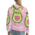 thumbnail image 7 of Sikiie Cute Avocado Women's Casual Hoodies Long Sleeve Lightweight Pullover Tops Loose Sweatshirt-Medium, 7 of 7