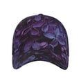 thumbnail image 2 of Fotbe Lilac Baseball Cap, Lilac Print Dad Hat,Outdoor Hat,Adjustable Sports Cap, Perfect For Activities, 2 of 9