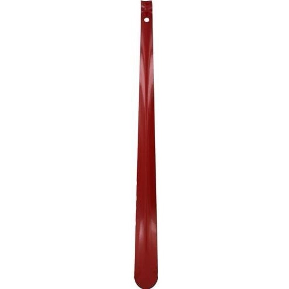 Long Metal Shoe Horn 22.75" Red