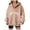 Khaki, variant on Hoodie Women Trendy Fall Winter Comfy Hooded Long-sleeved Mitten-Cuff Off the Shoulder Hoody Graphic Cotton Pullovers Sweatshirt(Grey,S)