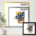 thumbnail image 4 of Designart 'Abstract Minimal Shapes Under Flowers IX' Modern Framed Art Print, 4 of 4