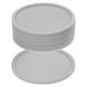 thumbnail image 1 of 8pcs redondo tapete engrosado tapetes prácticos suaves posavasos almohadilla de aislamiento térmico antideslizante para la cocina del hogar (gris claro), 1 of 6