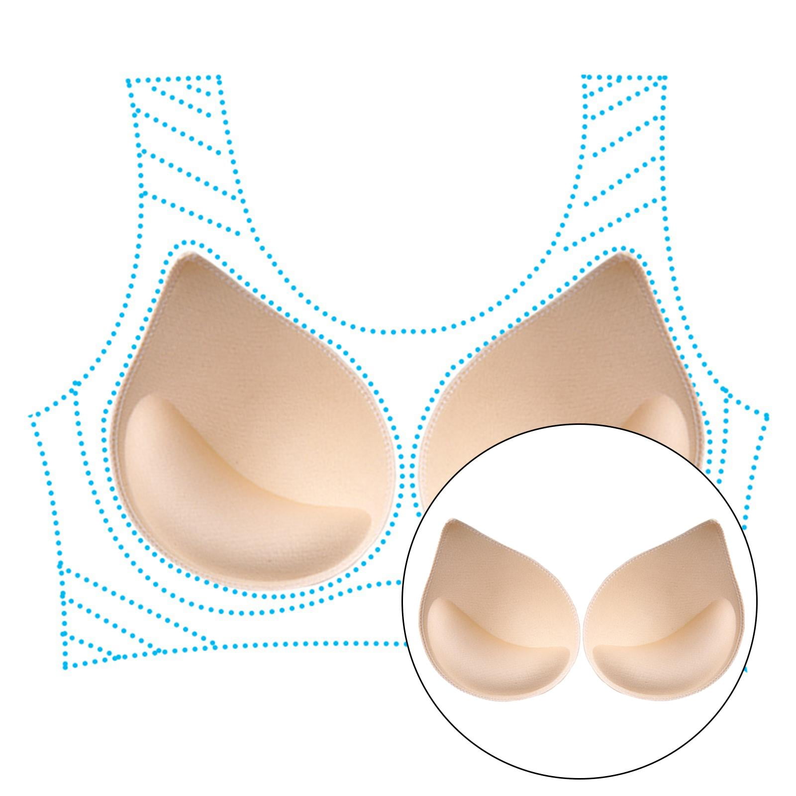 Removable Invisible Sponge Bra Breast Enhancer Inserts Pads Push Up Boobs  Bikini