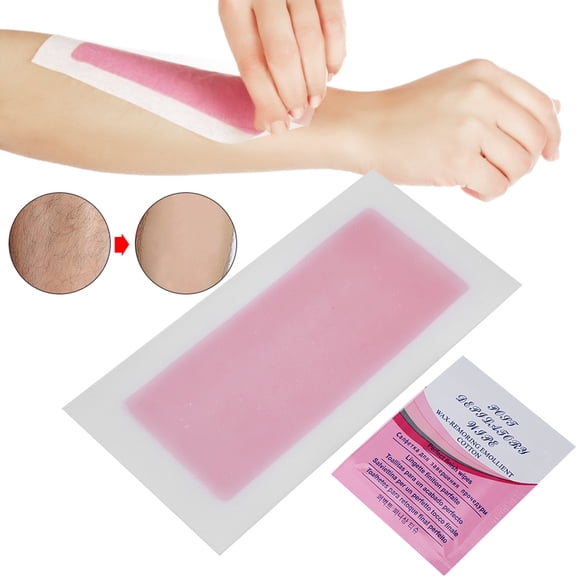 Papel de cera depilatoria, 12 piezas de cera para depilación, tiras de cera, papel de cera diseñado a medida