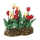 thumbnail image 3 of Mini flor para casa de muñecas,Casas de muñecas con tulipanes en el césped,Mini jardín de tulipanes para casa de muñecas,Accesorios florales en miniatura para casa de muñecas,Tulipán en, 3 of 9