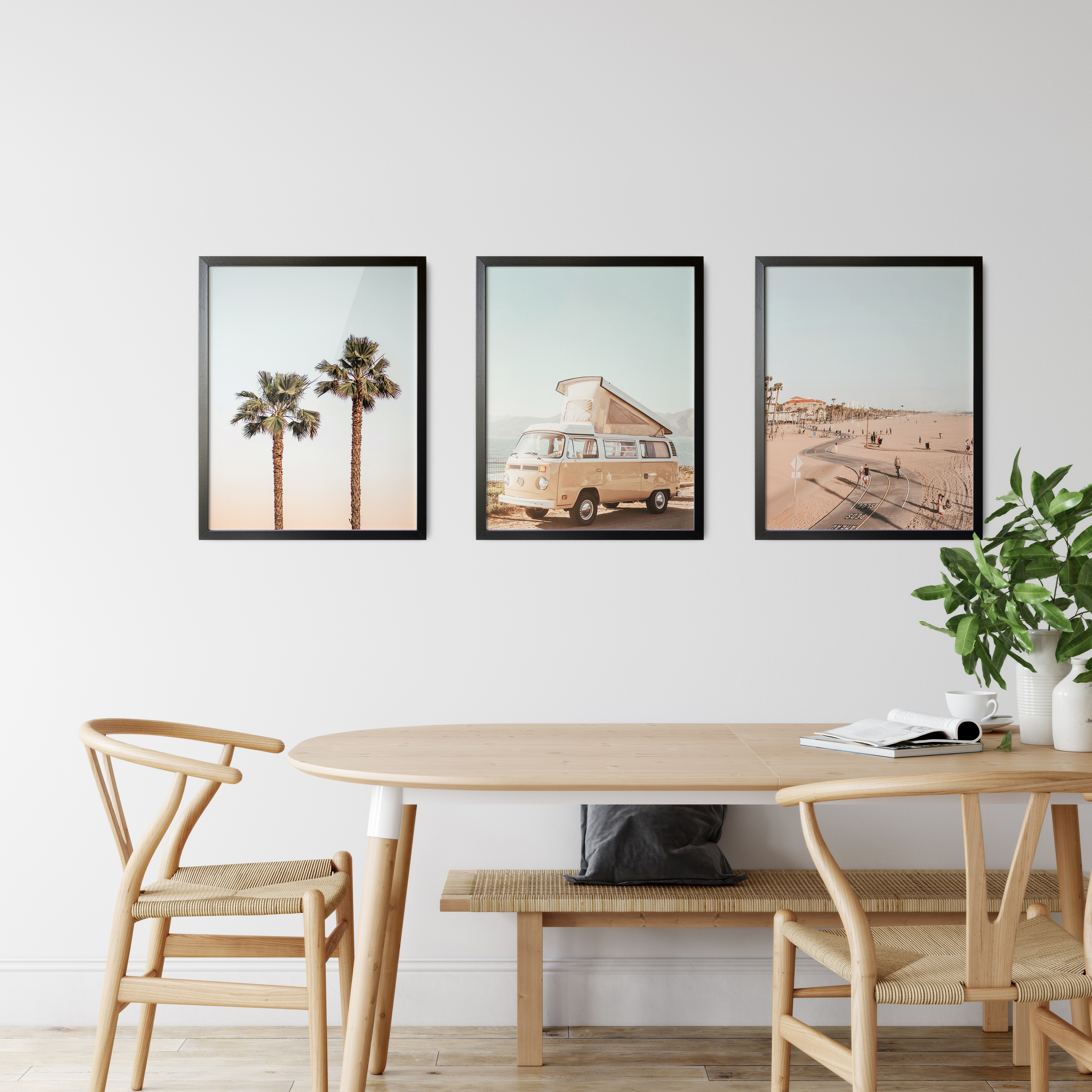 Haus and Hues Beach Decor and Art Prints Set of Coastal Decor, Beach  Art Prints, Desert Beach Wall Decor for Home UNFRAMED, 8”x10” 