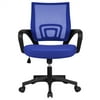 Smilemart Adjustable Mid Back Mesh Swivel Office Chair with Armrests, Blue new