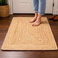 thumbnail image 4 of Savi Home Jute Hand Woven Reversible Area Rug, Natural, 24 x 36 inches, 4 of 5