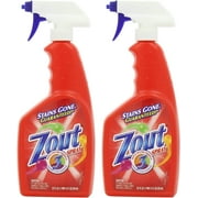 Zout Laundry Stain Remover Spray, Triple Enzyme Formula, 22 Ounce (Pack of 2)