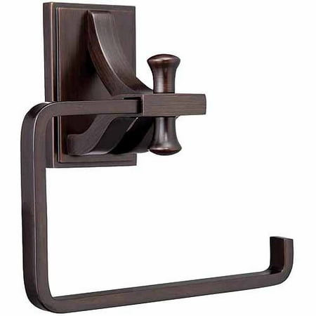 Design House 560060 Ironwood Toilet Paper Holder, Brushed Bronze Finish