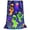Green, variant on Alien Blanket Mystic Galaxy Ritual Scene, Cozy Lightweight Flannel Fleece Throw For Lounge Chair 50x40