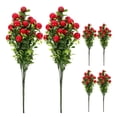 thumbnail image 1 of 6 ramas de cerezo artificiales, tallos de cereza roja falsos para decoración del hogar, simulación de fruta roja para fiestas, decoración de escritorio y arreglos florales, 1 of 7