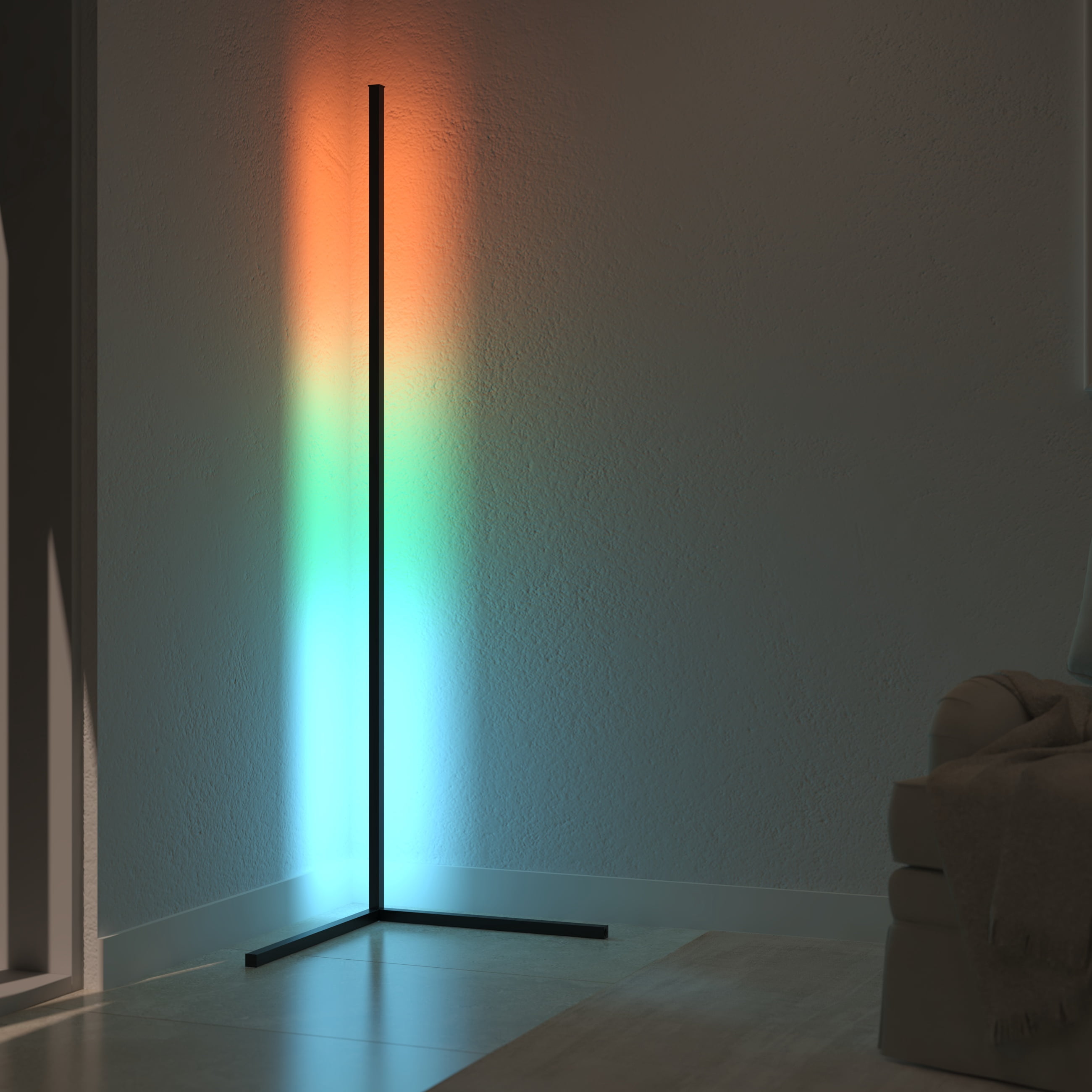 Ozarke Corner Modern Long Floor Lamp XL