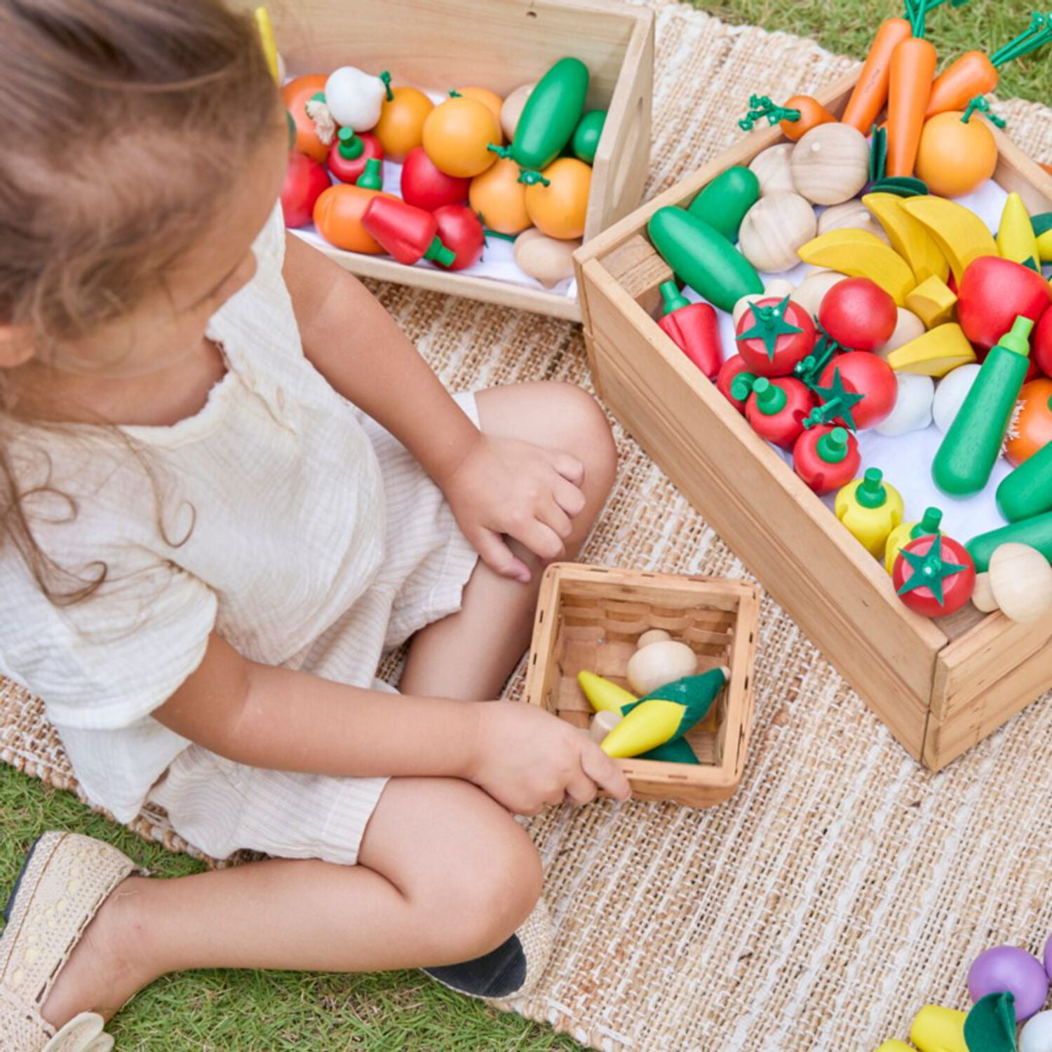 PlanToys Fresh Produce Set B (Carrots, Zucchinis  Tomatoes)