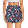 thumbnail image 2 of Lsque Gnome Love USA Printed Women's Running Shorts with Liner Pockets,Elastic Quick Dry Workout Athletic Gym Yoga Shorts,Womens High Waist Shorts-XX-Large, 2 of 9