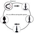 thumbnail image 3 of Abanopi Productos vivos, pinzas para pezones de bolas para los ojos Palo de plumas para los ojos Culos para los ojos Plomo para la boca 35 pcs Conjunto anal Boca para los pezones Esposas para los, 3 of 8