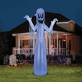 thumbnail image 2 of Gemmy Scary Ghost Lightshow Inflatable Halloween Decoration - Blue, 2 of 2