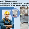 thumbnail image 4 of High Gloss Epoxy Floor Coating Marble Effect Non Slip Quick Cure for Cement Tile Surfaces Garage Basement Indoor Outdoor Long Lasting, 1X Paint, 4 of 8