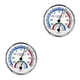 thumbnail image 4 of Kearding 2-in-1 Hygrometer Temperature Humidity Gauge Dial Equipment Plastic Indoor Battery Living Analog Room Operated 2piezas, 4 of 6