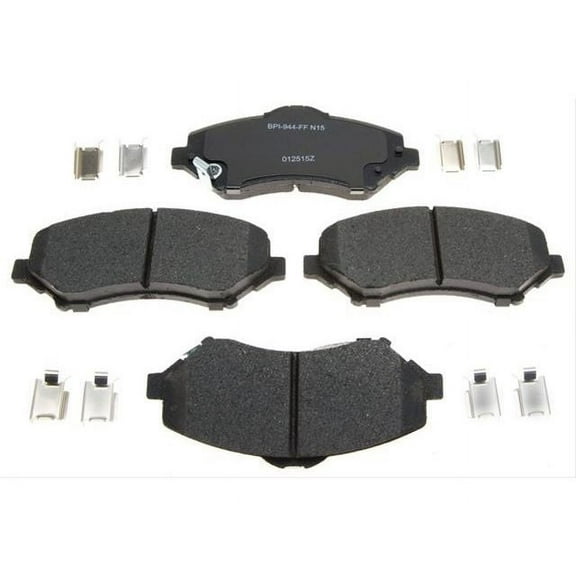 Front Brake Pad Set - Compatible with 2008 - 2011 Dodge Grand Caravan 2009 2010
